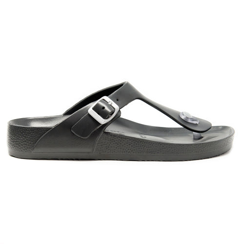 Women Eva Sayonara dark grey waterproof sandals