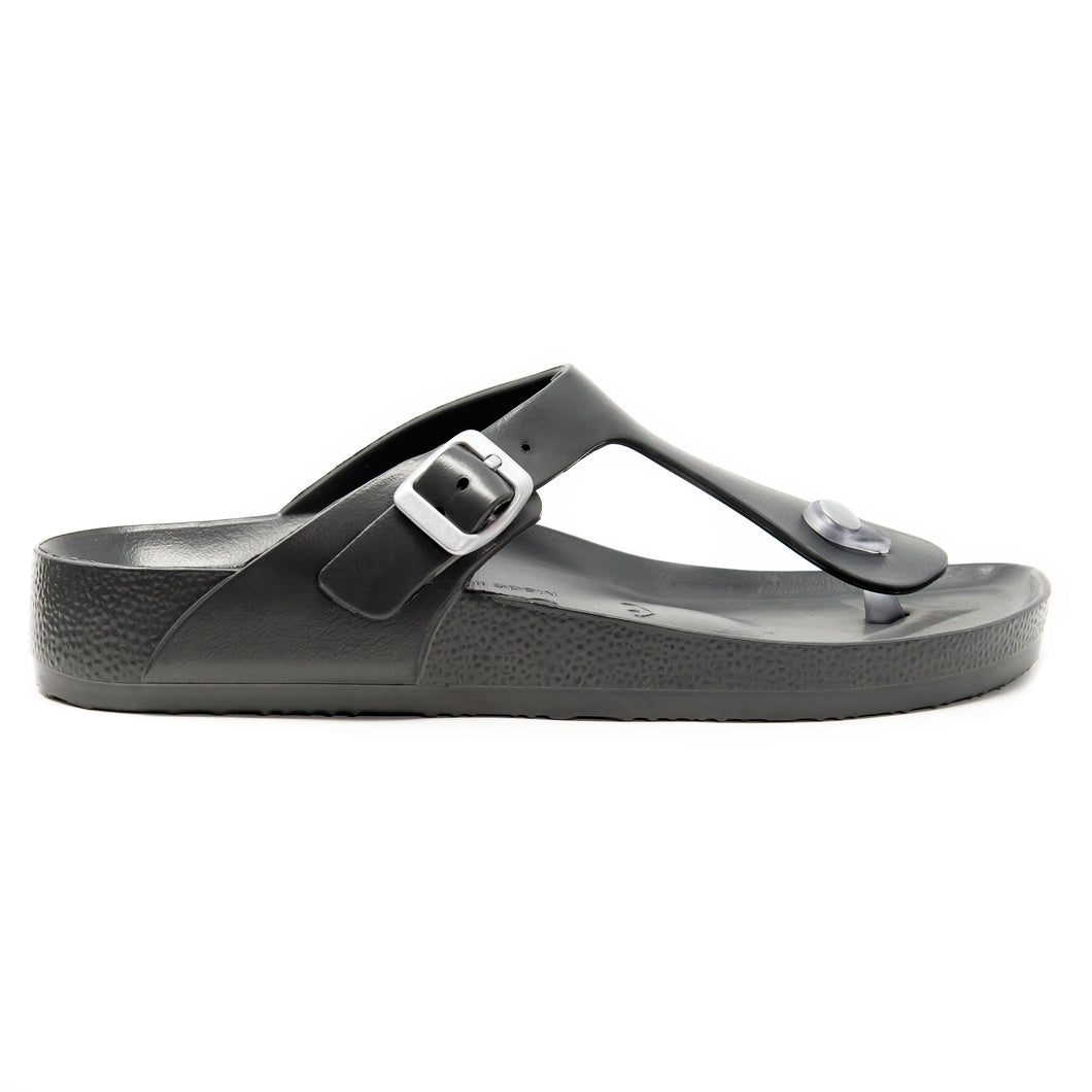 Women Eva Sayonara dark grey waterproof sandals