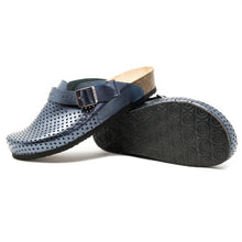 Load image into Gallery viewer, Stockholm Women clogs Soft blue metallic -PREMIUM COMFORT