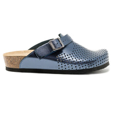 Load image into Gallery viewer, Stockholm Women clogs Soft blue metallic -PREMIUM COMFORT