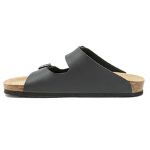 Load image into Gallery viewer, Men&#39;s arizona black leathertte sandals