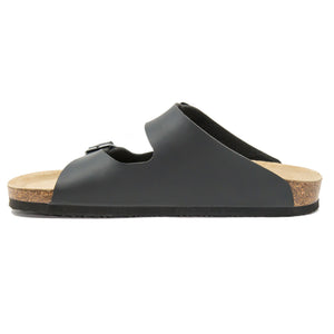 Men's arizona black leathertte sandals