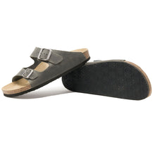 Load image into Gallery viewer, Mens arizona dark grey leather
