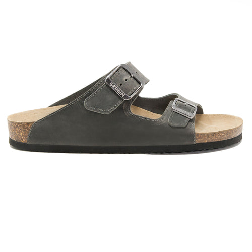 Mens arizona dark grey leather