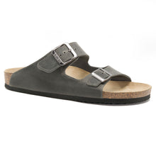 Load image into Gallery viewer, Mens arizona dark grey leather