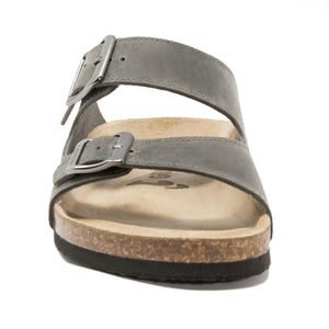 Mens arizona dark grey leather