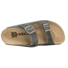 Load image into Gallery viewer, Mens arizona dark grey leather