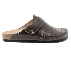 Men's clogs Oregon brown leather