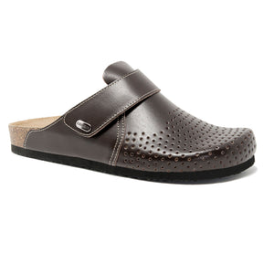 Men's clogs Oregon brown leather