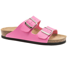 Load image into Gallery viewer, Women&#39;s  Arizona pink mat leatherette sandals