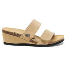 Load image into Gallery viewer, Women&#39;s Cristi beige velours fashion sandals