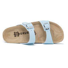 Load image into Gallery viewer, Edith Women&#39;s classic blue leather sandals