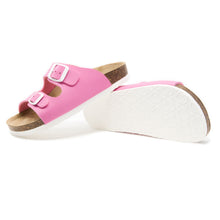 Load image into Gallery viewer, Girls arizona sandals Pink mat letahrtte