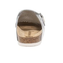 Load image into Gallery viewer, Men&#39;s clogs Stockholm white leather perforated