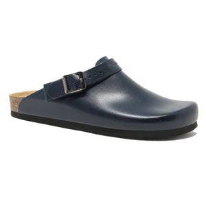 Men's clogs Stockholm Blue  leather