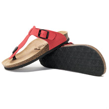 Load image into Gallery viewer, Women&#39;s Sayonara red sandals