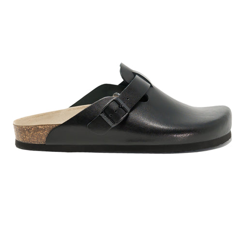 Men's clogs Rome black leather