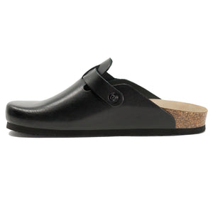Men's clogs Rome black leather