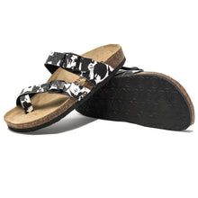 Load image into Gallery viewer, Arena Women&#39;s Anatomic Sandals  black&amp;white