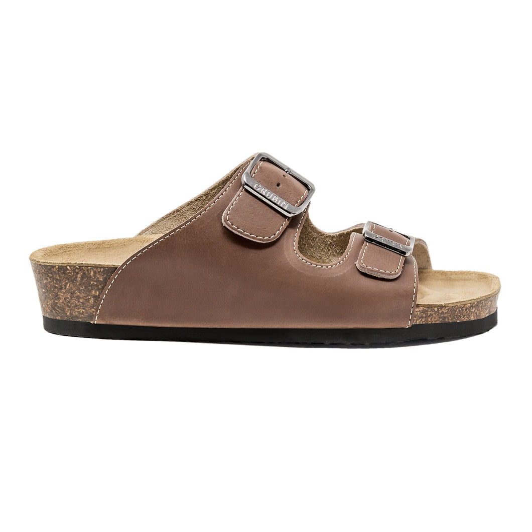 Women's Arizona brown premium leather sandals classic