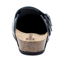 Load image into Gallery viewer, Stockholm Women Clogs black leather Soft - PREMIUM COMFORT