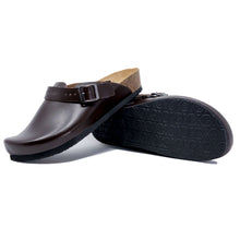 Load image into Gallery viewer, Stockholm Women clogs brown leather Soft - PREMIUM COMFORT