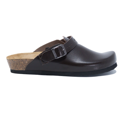 Stockholm Women clogs brown leather Soft - PREMIUM COMFORT