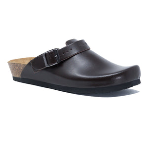 Stockholm Women clogs brown leather Soft - PREMIUM COMFORT