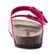 Load image into Gallery viewer, Women&#39;s Arizona Pink Glossy leatherette sandals