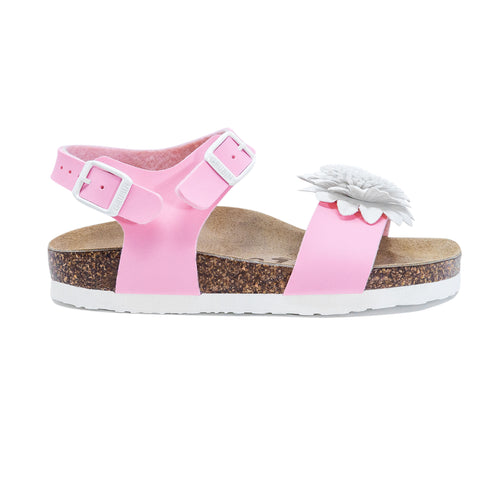 Dahlia girls sandals pink leatherette