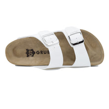 Load image into Gallery viewer, Women&#39;s Arizona White leatherette sandals