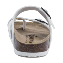 Load image into Gallery viewer, Women&#39;s Arena  White leatherette sandals