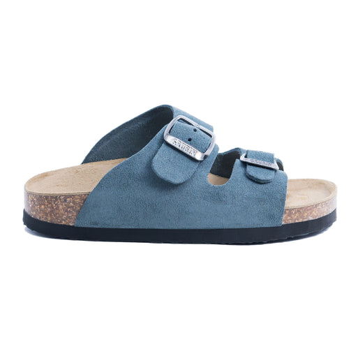Arizona kids blue suede leather sandals