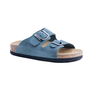 Arizona kids blue suede leather sandals