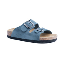 Load image into Gallery viewer, Girls Arizona Classic Suede Blue Sandals