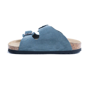 Arizona kids blue suede leather sandals