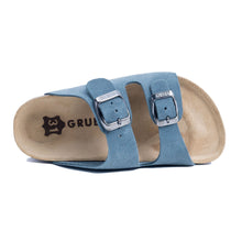 Load image into Gallery viewer, Girls Arizona Classic Suede Blue Sandals