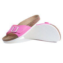 Load image into Gallery viewer, Women&#39;s Madrid Pink leatherette sandals