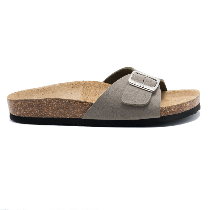 Women's Madrid Stone leatherette sandals