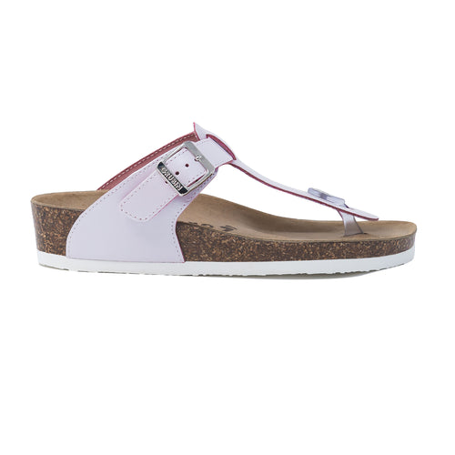 Sayonara Women's classic Rose thong leather sandals