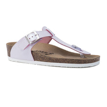 Load image into Gallery viewer, Sayonara Women&#39;s classic Rose thong leather sandals