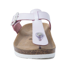 Load image into Gallery viewer, Sayonara Women&#39;s classic Rose thong leather sandals