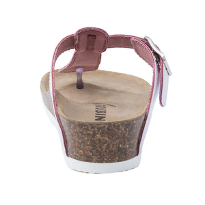 Sayonara Women's classic Rose thong leather sandals