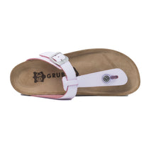 Load image into Gallery viewer, Sayonara Women&#39;s classic Rose thong leather sandals