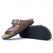 Load image into Gallery viewer, Men&#39;s Arizona brown premium leather