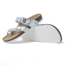 Load image into Gallery viewer, Women&#39;s Arena silver sandals
