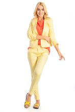 Load image into Gallery viewer, Women&#39;s Modena Yellow leather sandals