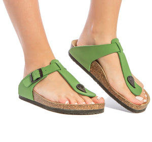 Women Sayonara green sandals