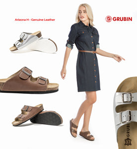 Women's Arizona genuine leather sandals - classic